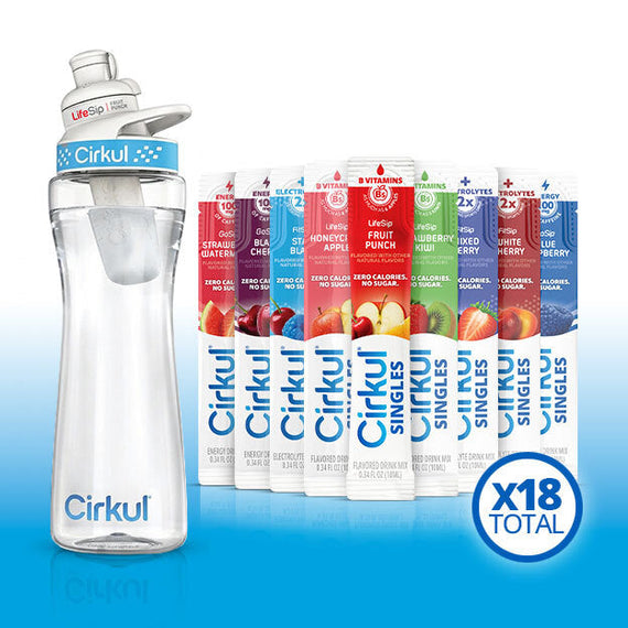 22oz. Plastic Bottle & GoSip® Black Cherry S7